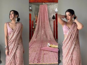 Sukhmani Gambhir Sequence Saree